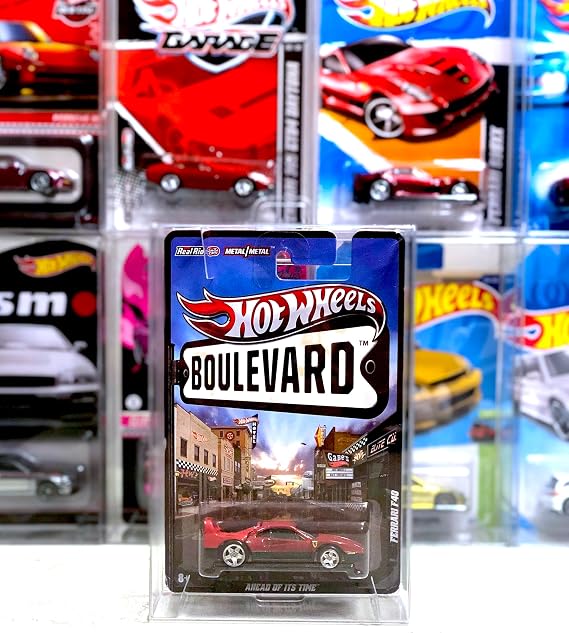 Protector Case for Hot Wheels Mainline, Basic, and RLC Exclusives - 10 Pieces, Clear/Transparent