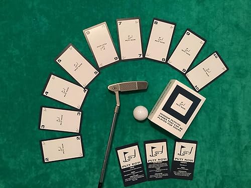18 juegos de putting emocionantes y competitivos, entrenamiento perfecto para poner en la alfombrilla o alfombra, no necesita poner taza. Perfecto
