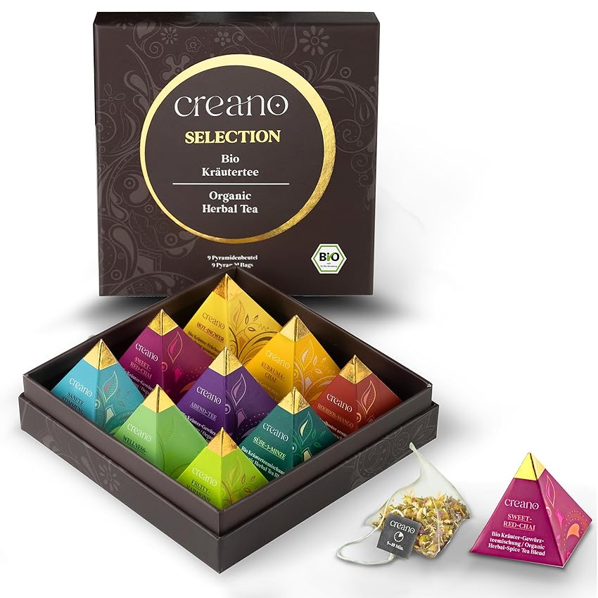 Creano Set Regalo Tisane Biologiche Premium 