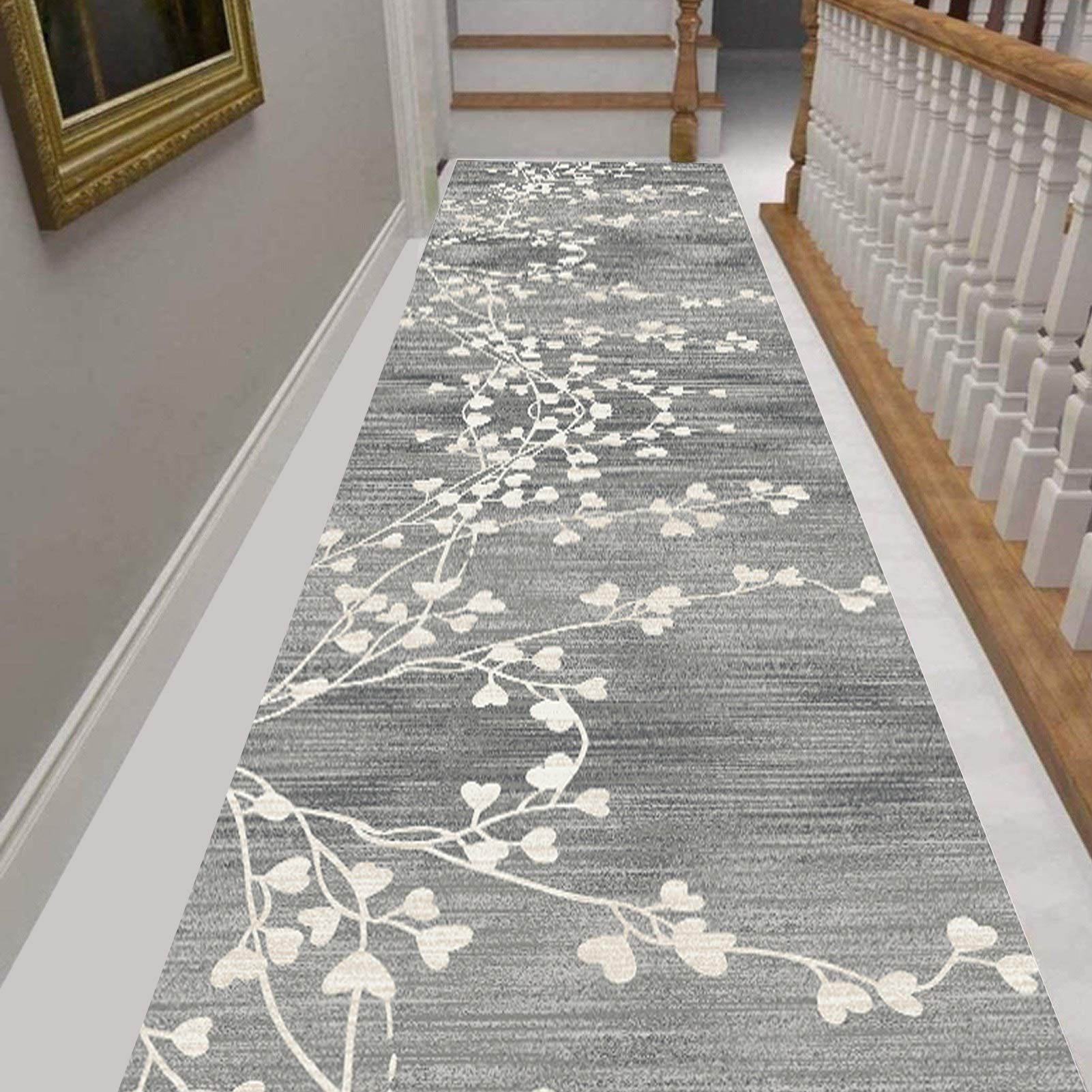 HLUONGTN Runner Rug Carpet Runners for Hallway Entryway Stairs Hall Corridor/120X450Cm