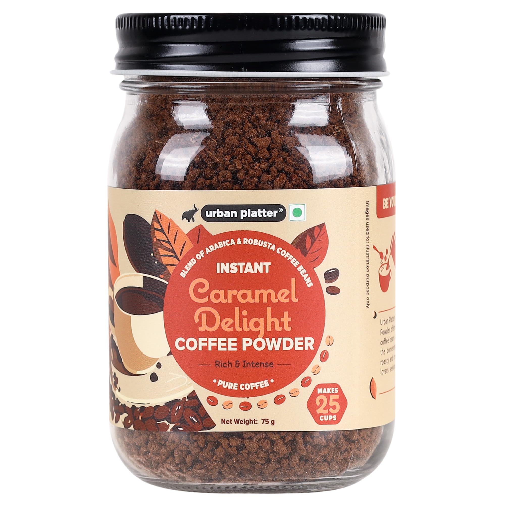 See full amazon price history chart for Urban Platter Instant Caramel Delight Coffee Powder, 75g (Flavoured Instant Coffee | Blend of Arabica and Robusta Coffee Beans | Makes 25 Cups | Caramel Flavour) Urban Platter Instant Caramel Delight Coffee Powder, 75g (Flavoured Instant Coffee | Blend of Arabica and Robusta Coffee Beans | Makes 25 Cups | Caramel Flavour) (B0CQ31QL4Z) Amazon Price History, Amazon Price Tracker