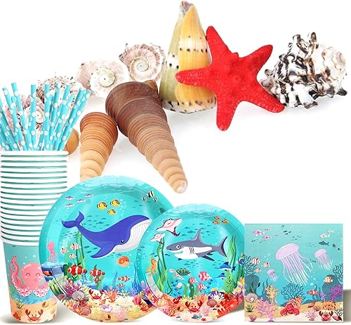 Vista 30 de Alice Tea Party - Platos de papel para baby shower, servilletas, tazas y pajitas para 24 invitados, 120 piezas desechables de postre para fiesta