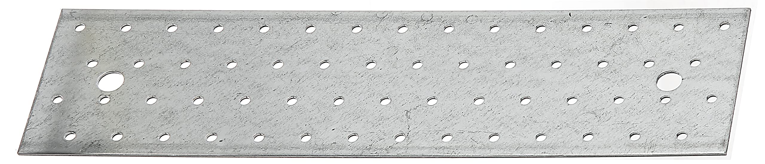 Alberts 331474 Perforated Plate | sendzimir galvanised | 300 x 80 mm — image 1