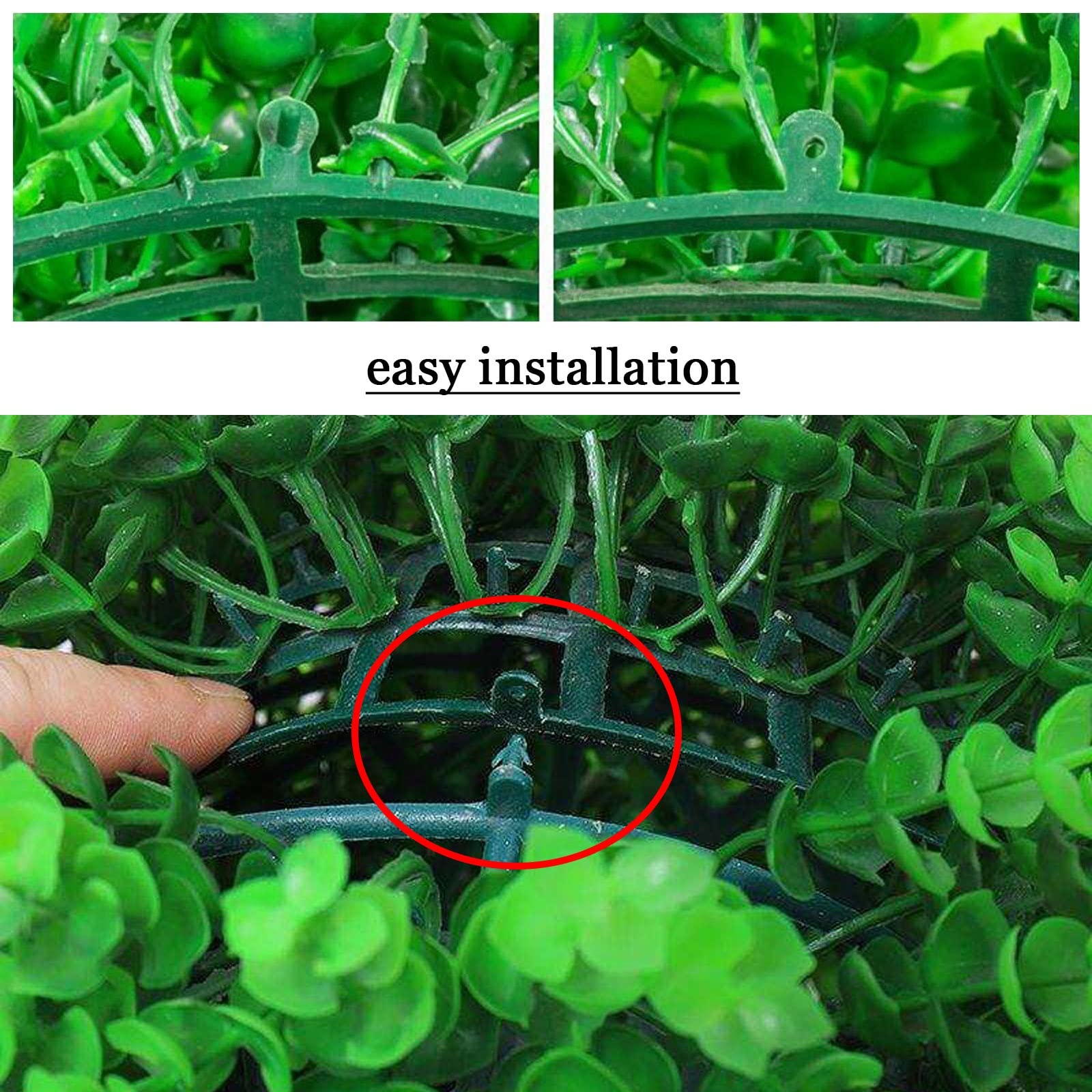 V3VOGUE Bolas De Boj Artificial - Plantas Artificiales,Artesanía Ligera,Aspecto Realista,Bolas Artificiales De Boj,para Casas Particulares, Escuelas, Comunidades Bola Artificial 1 Pieza
