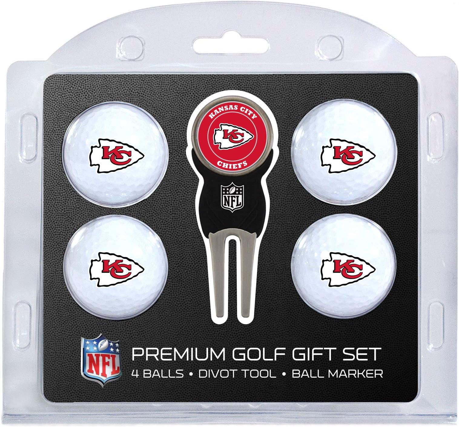 Team GolfNFL General Sporting Goods 4 Golf Ball And Divot Tool Set