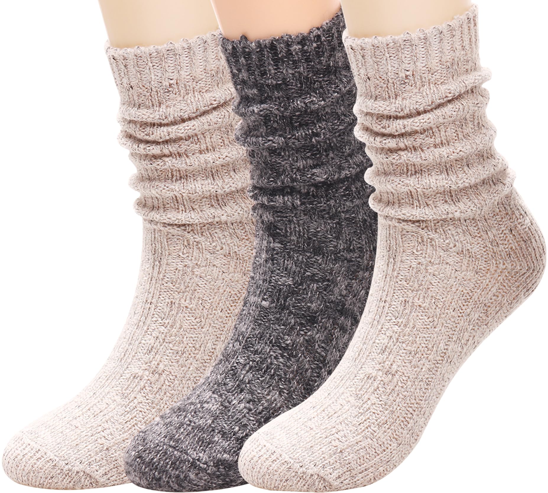 TINTAO Boot Socks for Women,Women's Winter Thick Warm Socks Cozy Crew Socks Gift Socks,size (5-9),#1309