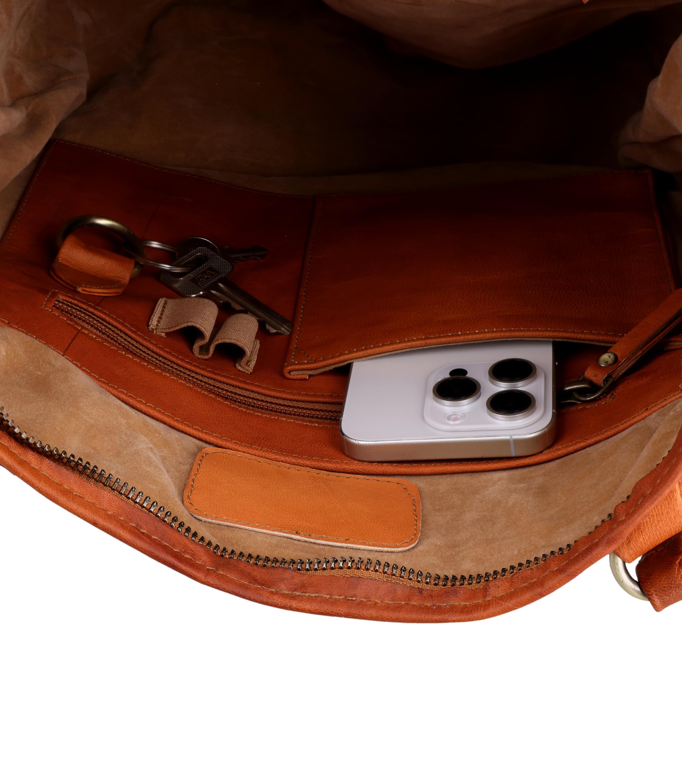 Gusti Leder Bolso de mujer Therese New | Bolso bandolera hecho a mano para mujer de piel para el día a día y la oficina | Compartimento AirTag y práctico compartimento de compartimentos
