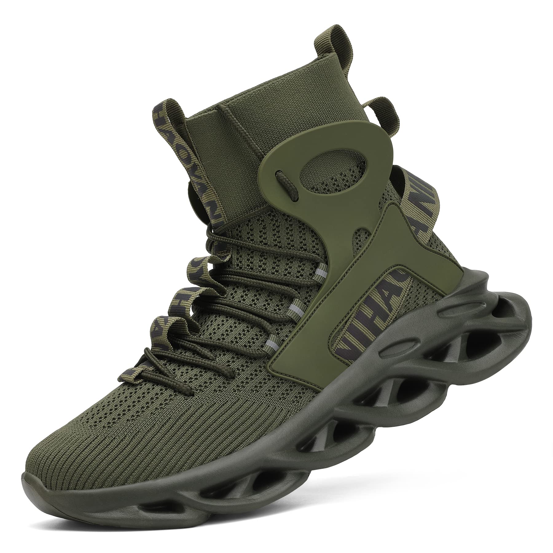 Nihaoya Mens Tennis Shoes Breathable Athletic Sneakers Lightweight Sport Shoes for Workout Walking