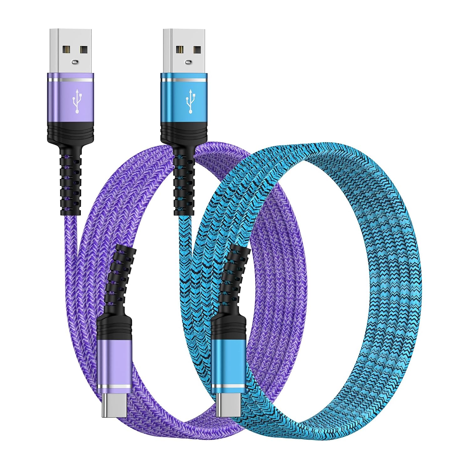 2Pack 6FT Fast Android Charging Cable Samsung A27 A37 Charger Cord for Samsung Galaxy S26 Ultra/S26 Plus/S25FE/S25 Plus/A57/A17/A16/A15/A36/A26/S24/S23/S22, USB C to USB Type A Cable Phone Power Cord