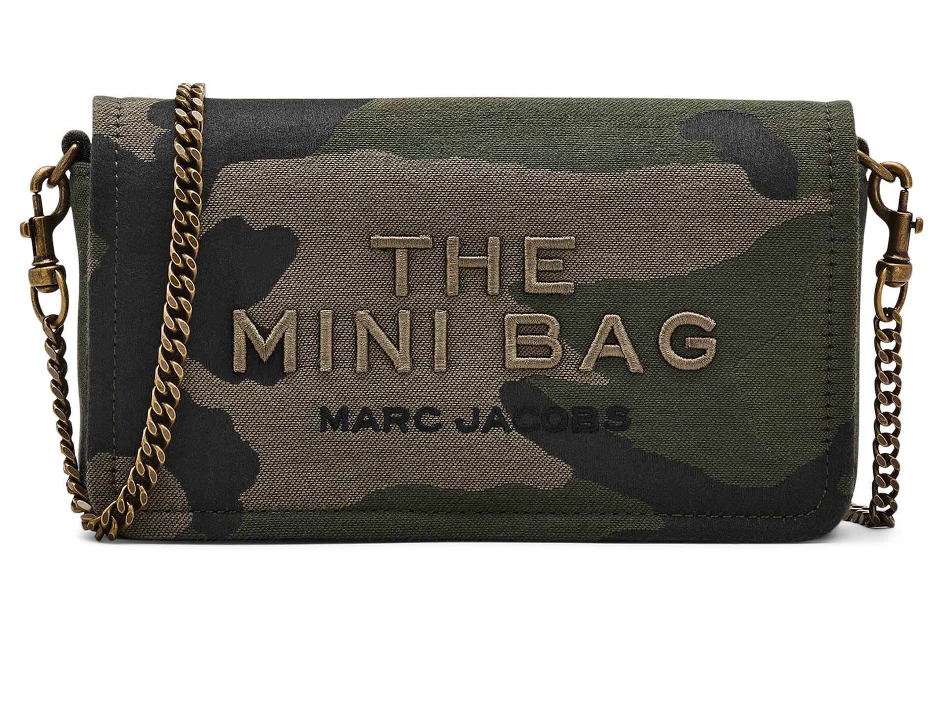 womens The Camo Jacquard Chain Mini Bag