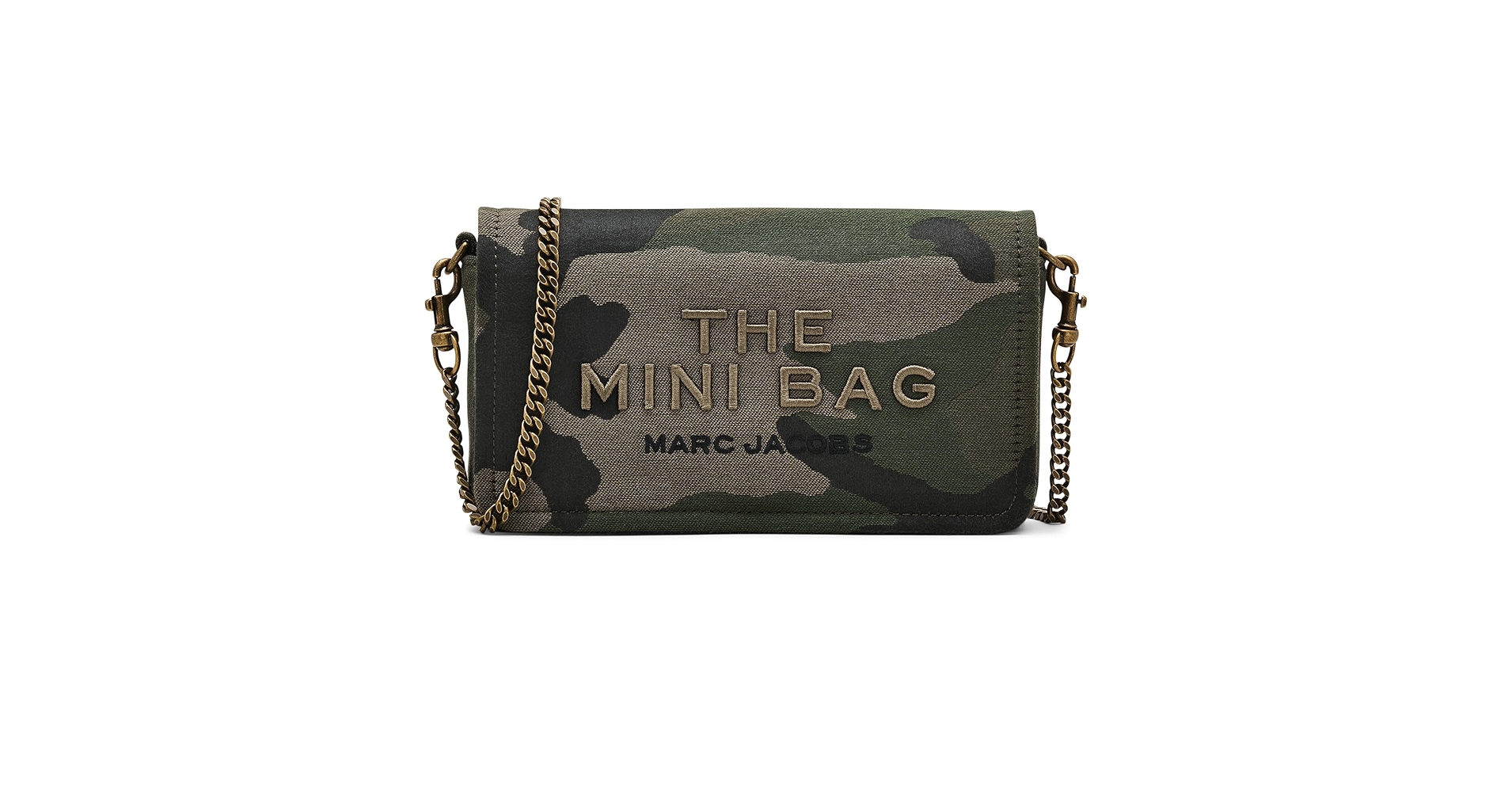 Marc Jacobs The Camo Jacquard Chain Mini Bag, Blue Multi