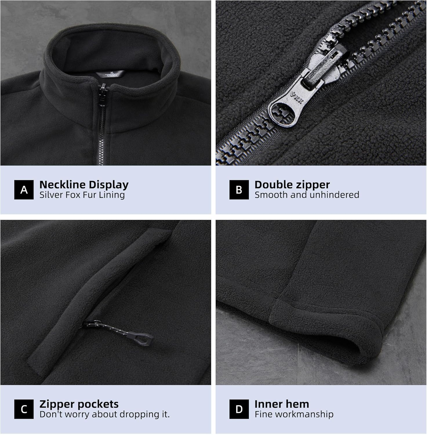 Men's Women's Winter Jacket 3-in-1 Waterproof Raincoat Hooded Women's Coat