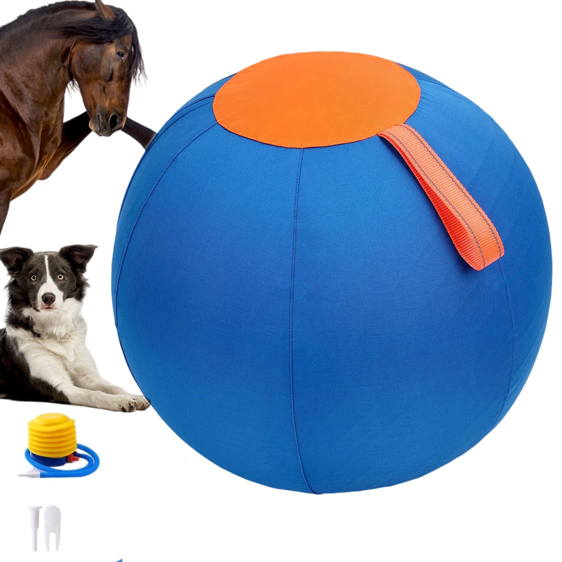 MEIION CurveaBall -BalleInteractive Ultra-Resistante, stimule l'instinct de Poursuite, pour Chien intérieur & extérieur