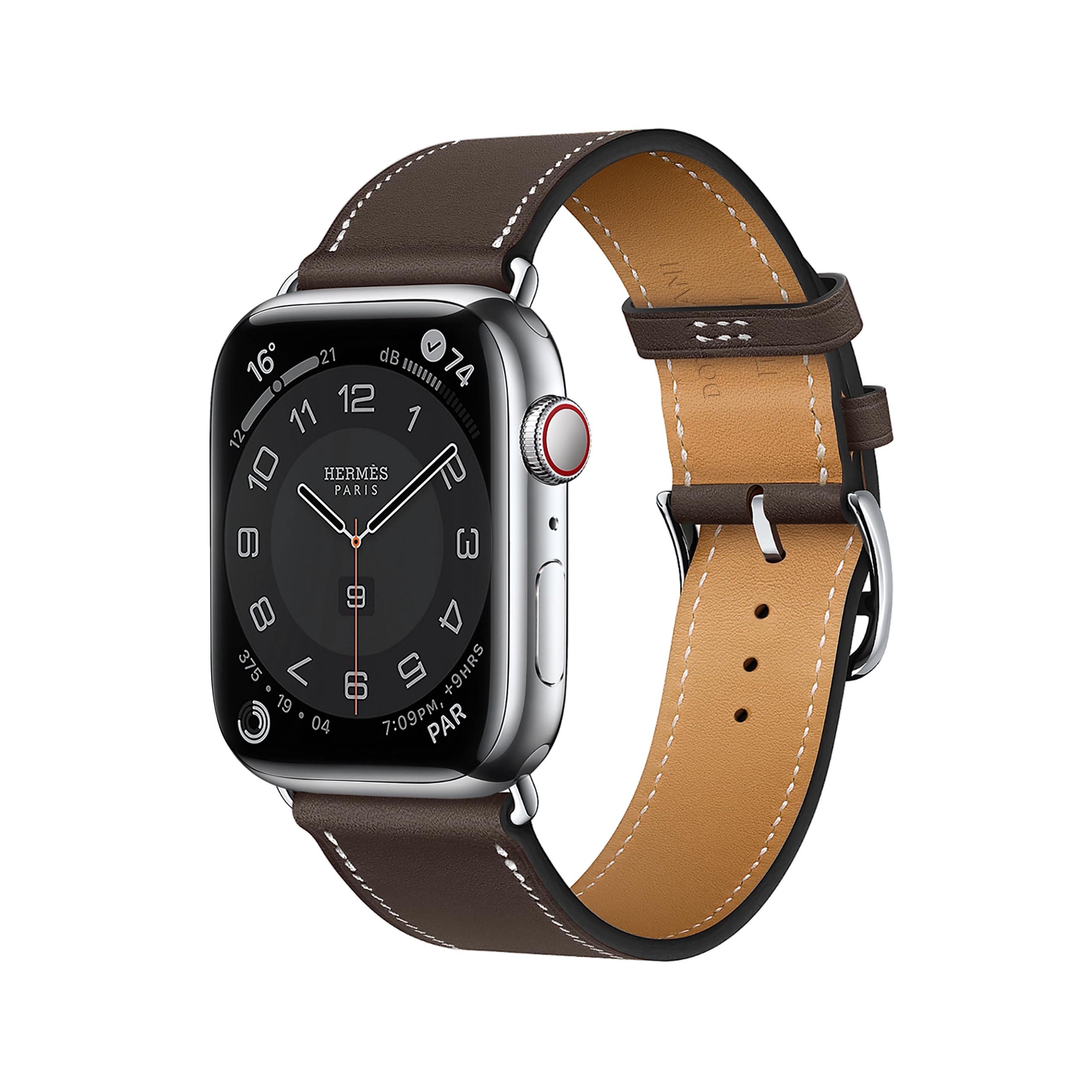 LB1 Leather Band for Apple Watch Bands Women Men Se Ultra 2 40mm 44mm 46mm 42mm 45mm 41mm 38mm 49mm Series 10 9 8 7 6 5 4 3 iWatch Strap Silicone Coffee Brown