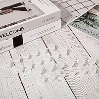 Vista 6 de 24 tiras y 144 macetas vacías para pintura acrílica, contenedor de almacenamiento con tapa, suministros para manualidades, aulas, escuelas