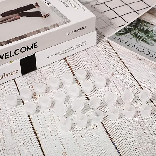 Miniatura 6 de 24 tiras y 144 macetas vacías para pintura acrílica, contenedor de almacenamiento con tapa, suministros para manualidades, aulas, escuelas,