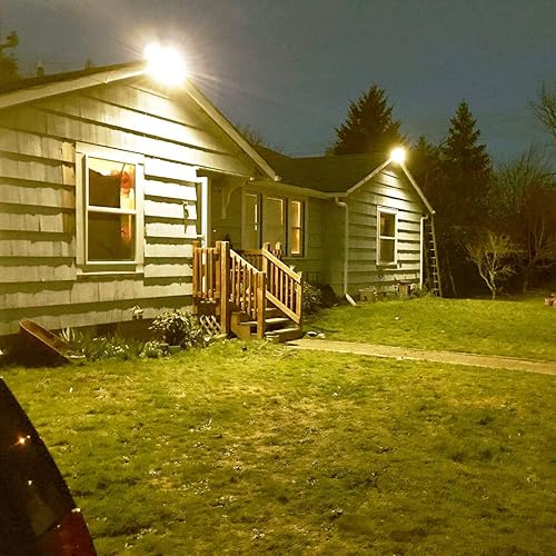 Miniatura 3 de SOLLA Paquete de 2 luces LED de 100 W, 10000 lm 3000 K, luz de inundación exterior blanca cálida, lámpara de inundación para interiores y