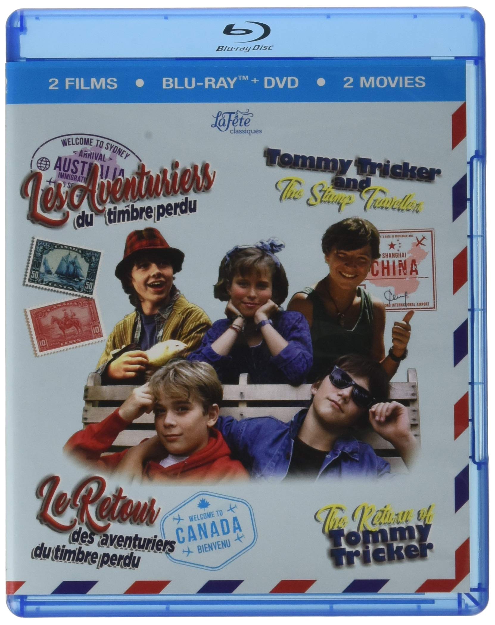 Les Aventuriers du Timbre Perdu película animación Blu-ray Le Retour versión USA