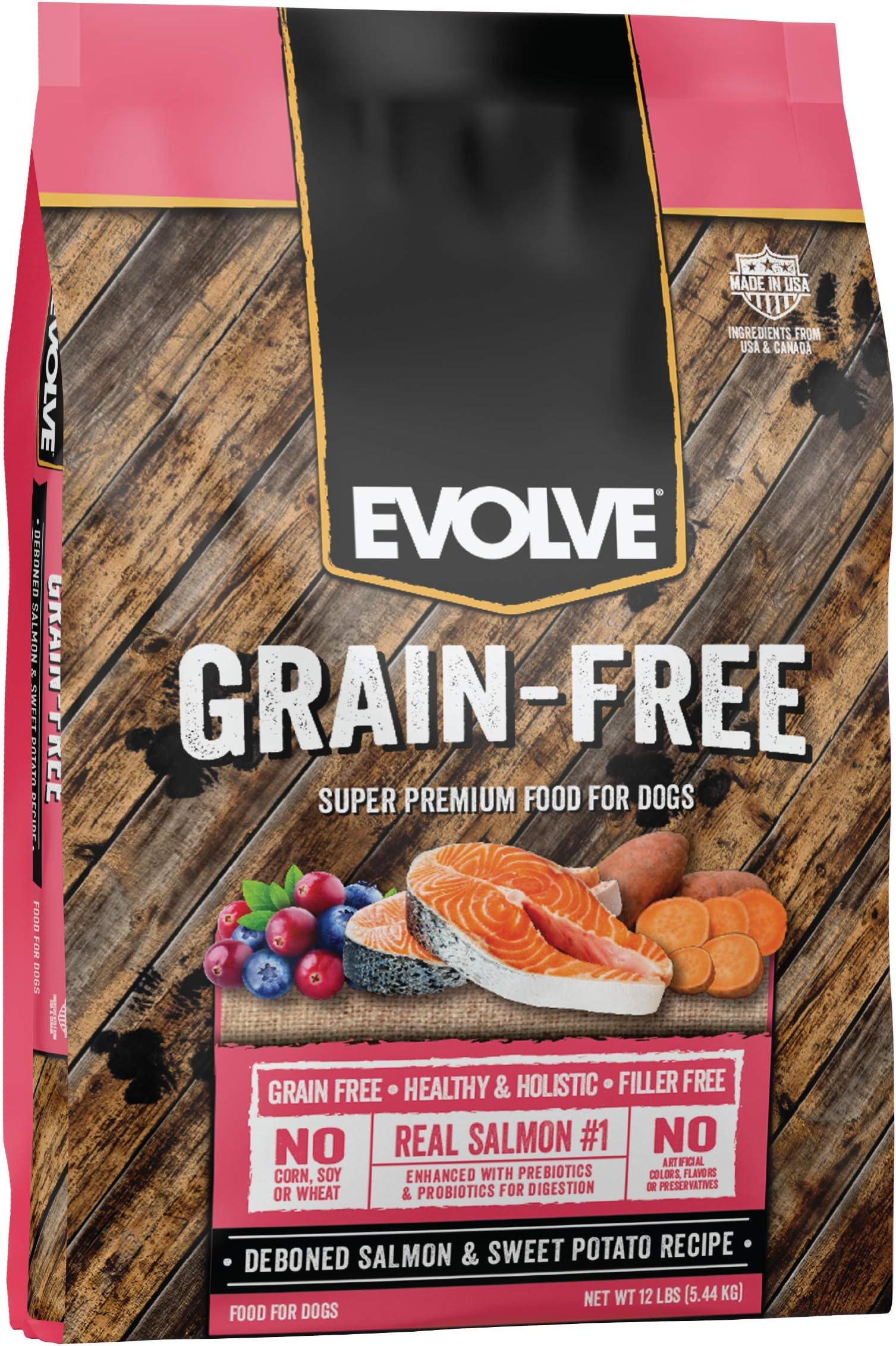 Evolve Grain Free Salmon & Sweet Potato Recipe