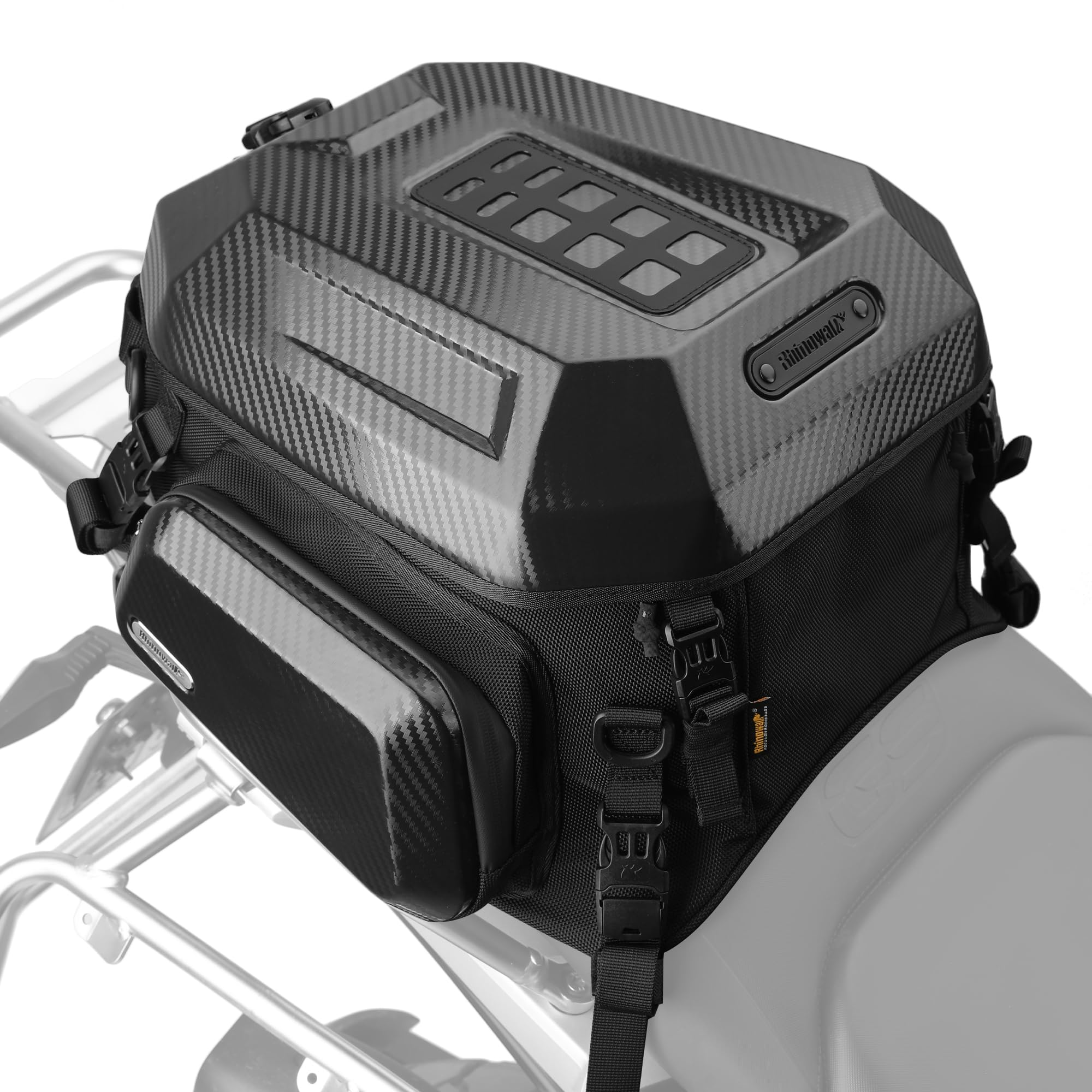Rhinowalk Torba motocyklowa (ulepszona wersja węglowa, 23-35 L)