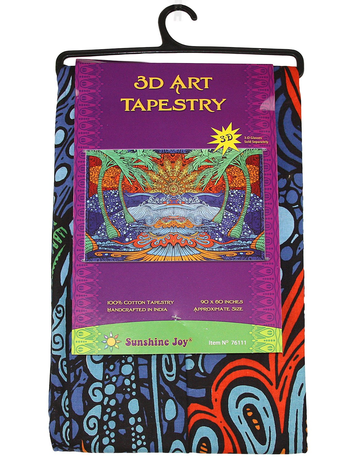 タペストリー　806 Amazon.co.jp: Sunshine Joy 3D タペストリー 熱帯の楽園 さざ波