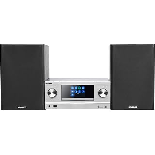 Kenwood M-9000S-S Micro système Hi-FI avec CD, Dab +, Radio Internet, Spotify, FM, Bluetooth, USB et Grand écran Couleur TFT - Les Beatles, Paul McCartney, John Lennon, RIngo Starr, George Harrison