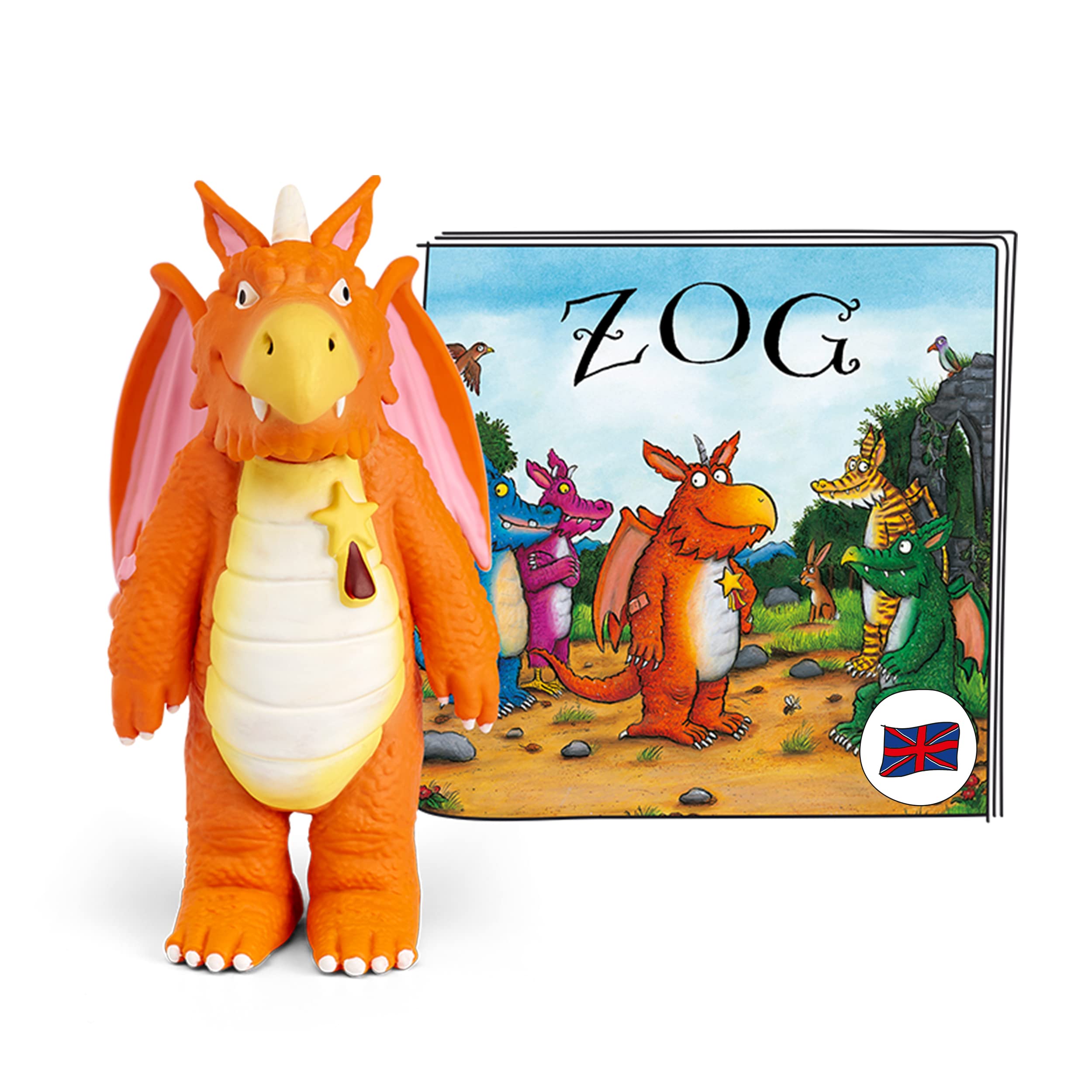 tonies Julia Donaldson Figurine Bundle inkl. 4 Charakteren: Grüffelo, Zog, Highway Rat, Stick Man, Audio Story und Songs für Kinder zur Verwendung mit Toniebox Music Player (separat erhältlich