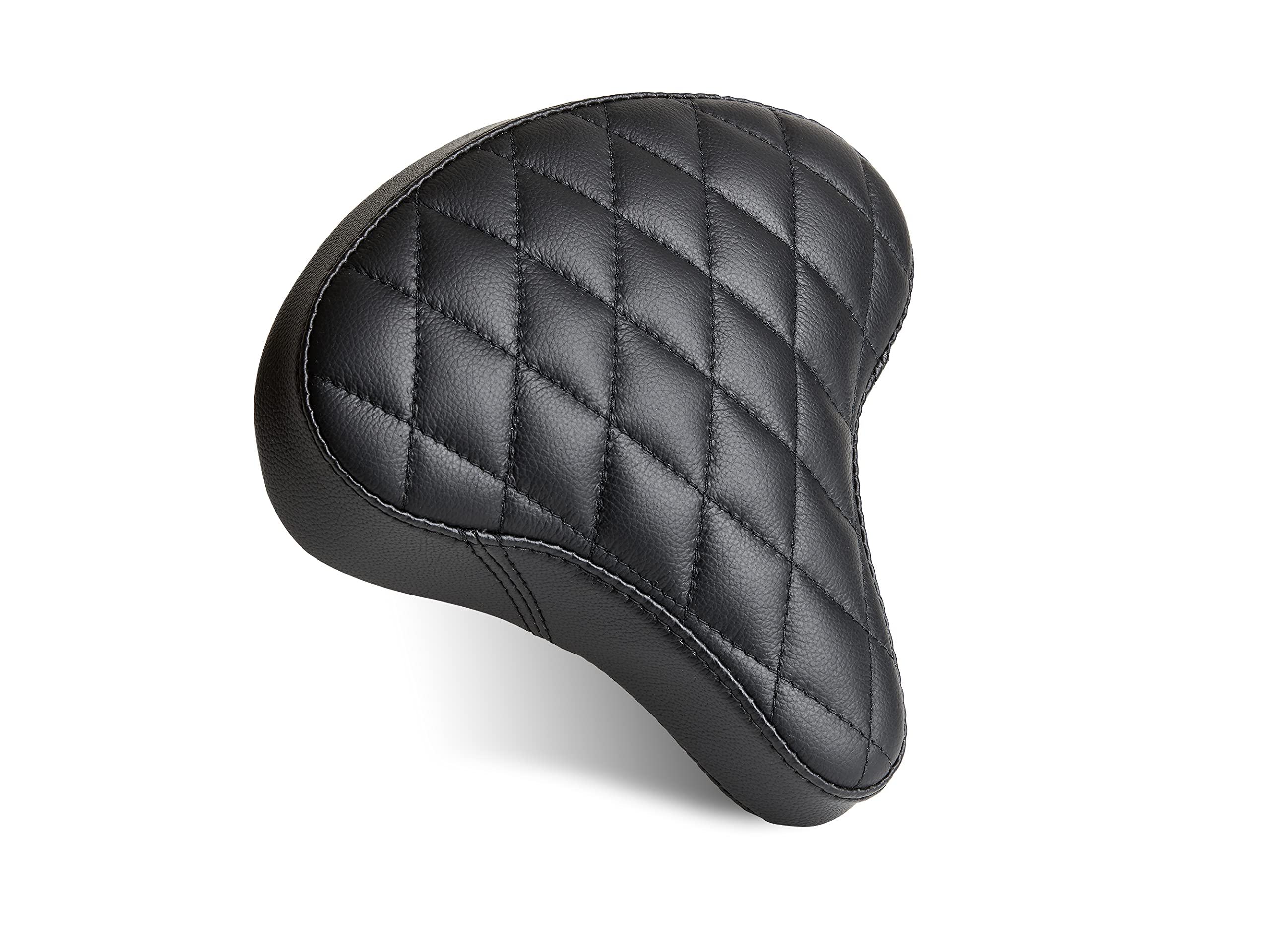 AIRHAWK Inflatable Soft Comfortable Air-Cell Bike-eBike-ExBike Seats for Cycling, Electric Bike Riding & Exercising, Diamond Stitch Cover, Large