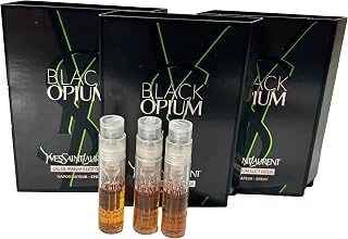Yves Saint Laurent YSL Black Opium Illicit Green Sample Women Perfume 1.2 ml / 0.04 oz - set of 3