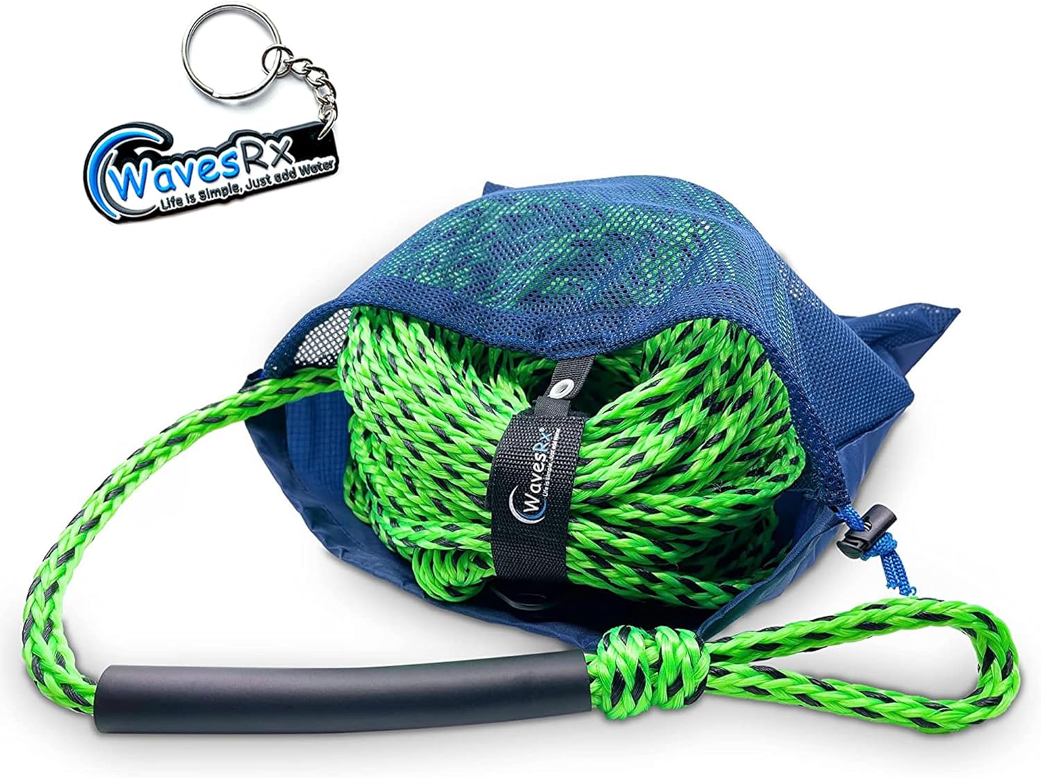 WavesRx Watersports Tubing Tow Rope for Boat & Jet Ski