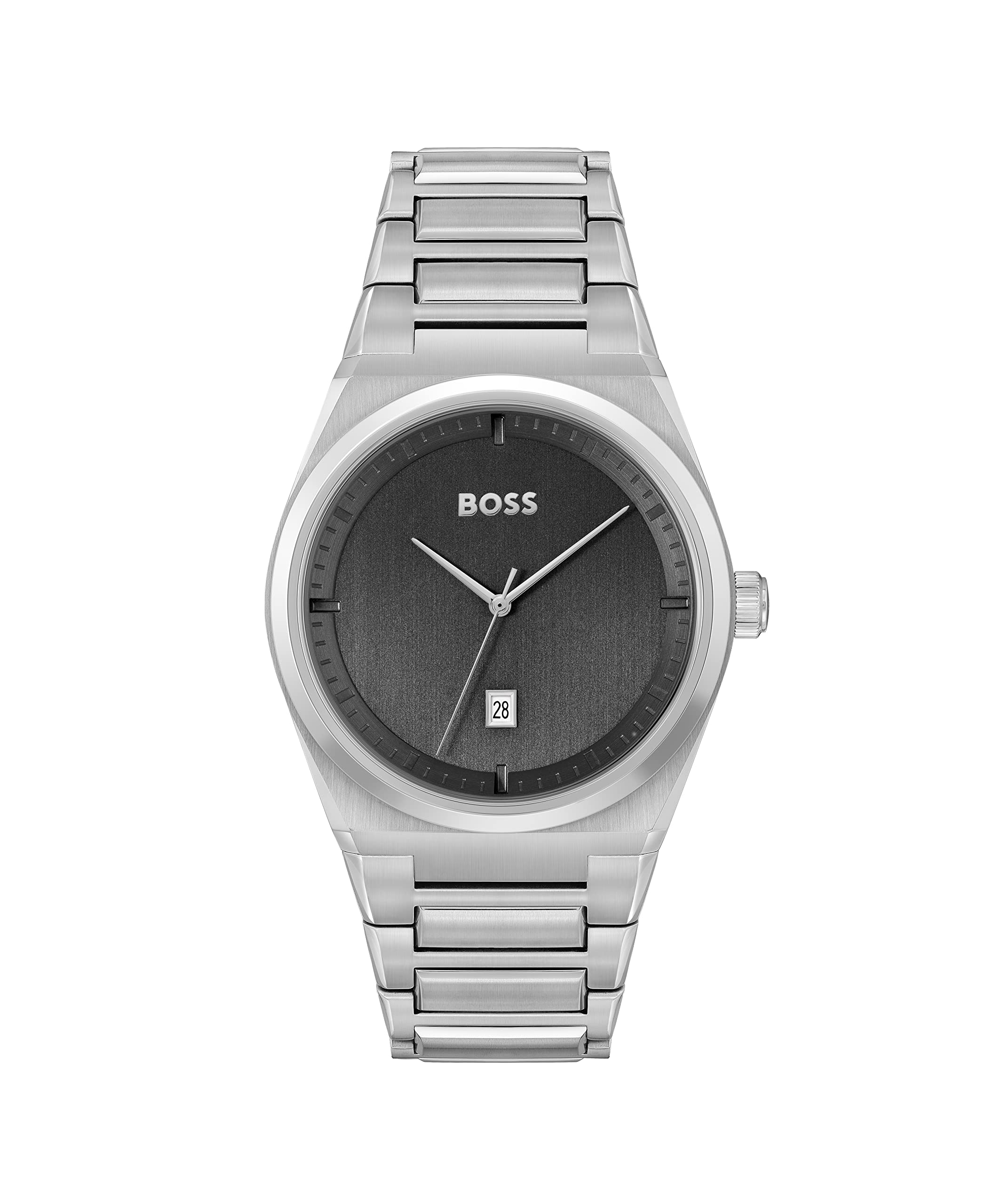 Hugo Boss Steer Analog Gray Dial Mens Watch-1513992 (B0B8V1L8YW) Amazon Price History, Amazon Price Tracker