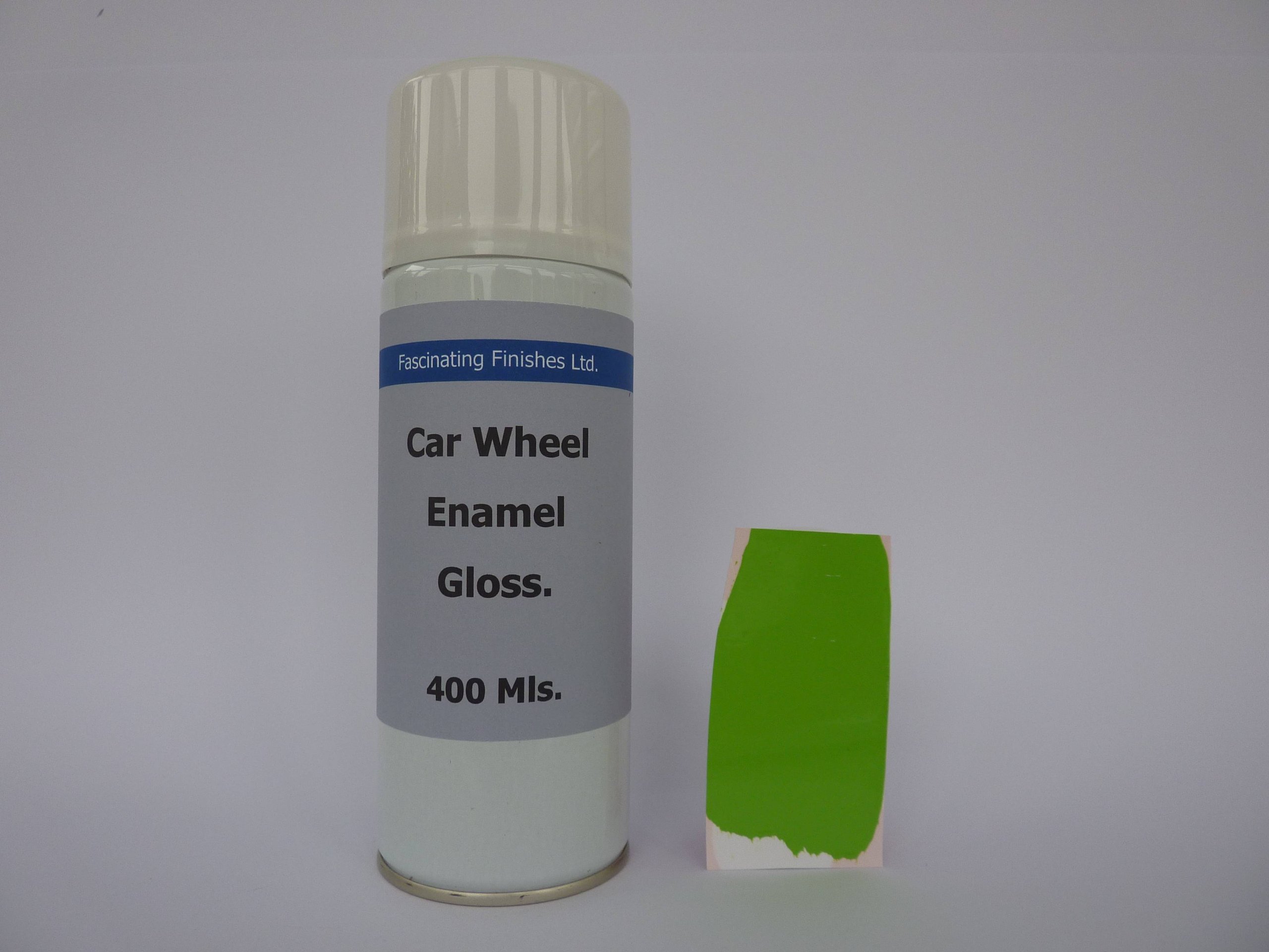 1 x 400ml Aerosol Lime Green Gloss Enamel Car Wheel Paint