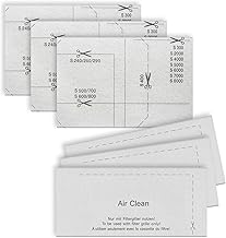 6 Filtres pour aspirateur [SF-SAC 20/30] – 3 AirClean + 3 filtres moteur – Compatibles Complete C3, C2, C1, Classic C1, Compact C1/C2, Dynamic U1, S8340 & séries S2000–S8999