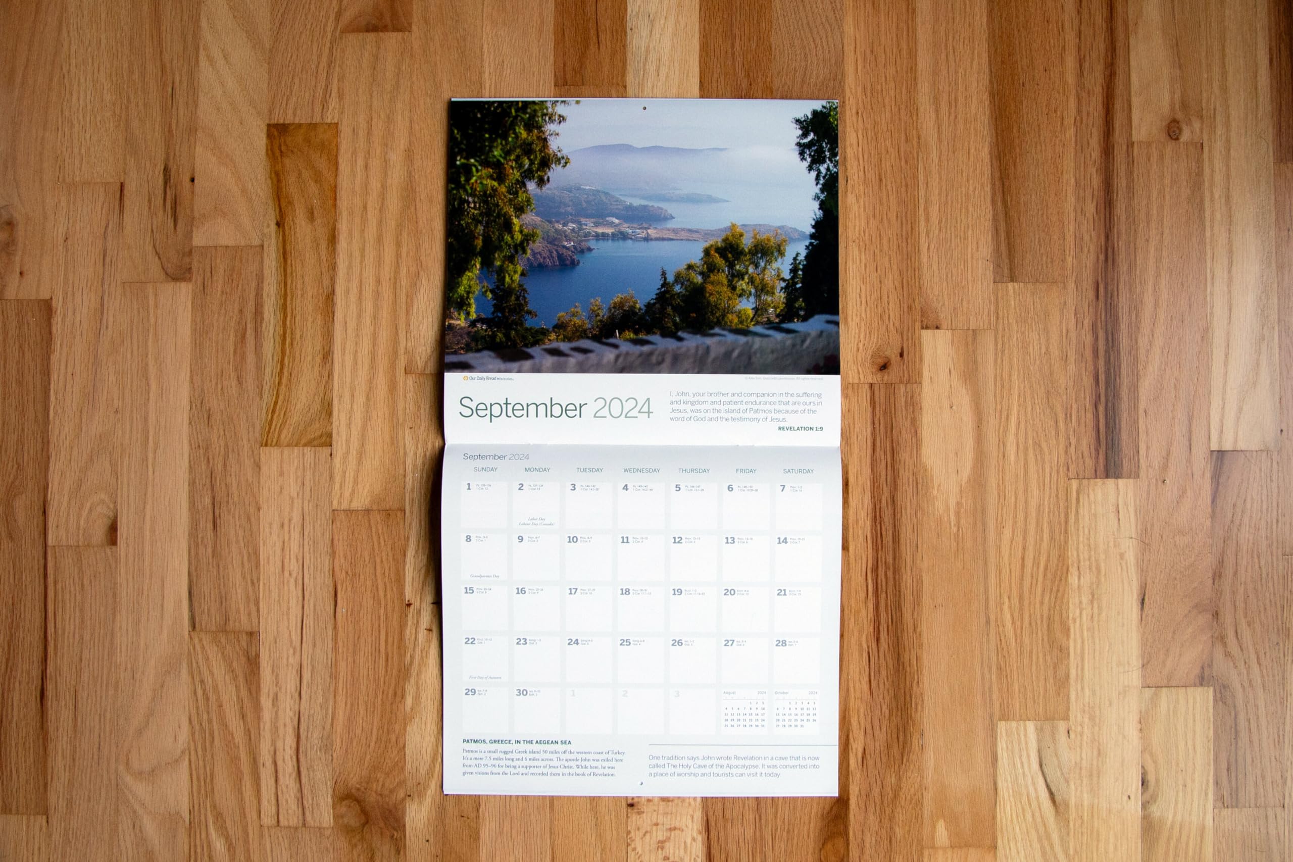 Lands of the Bible Calendario da parete 2024