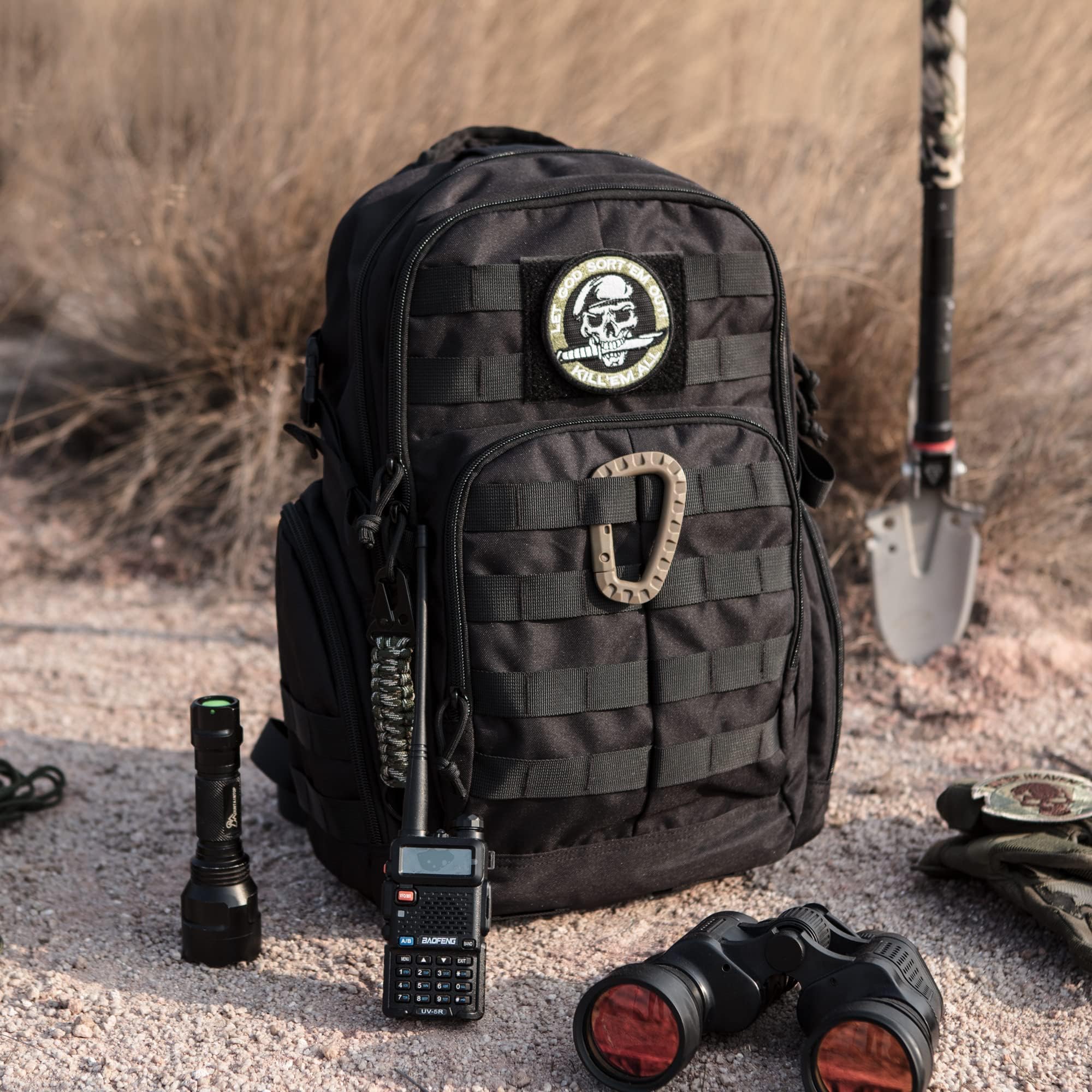Mardingtop 25L/40L Taktischer Rucksack Herren Wanderrucksack mit MOLLE-System Militär Rucksack, Tactical Backpack für Assault Wandern Reisen Outdoor Arbeit