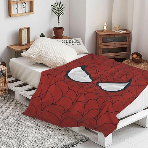 Miniatura 2 de Manta de franela suave de superhéroe de dibujos animados, manta acogedora y mullida para sofá, manta ligera y cálida para sofá, manta suave para