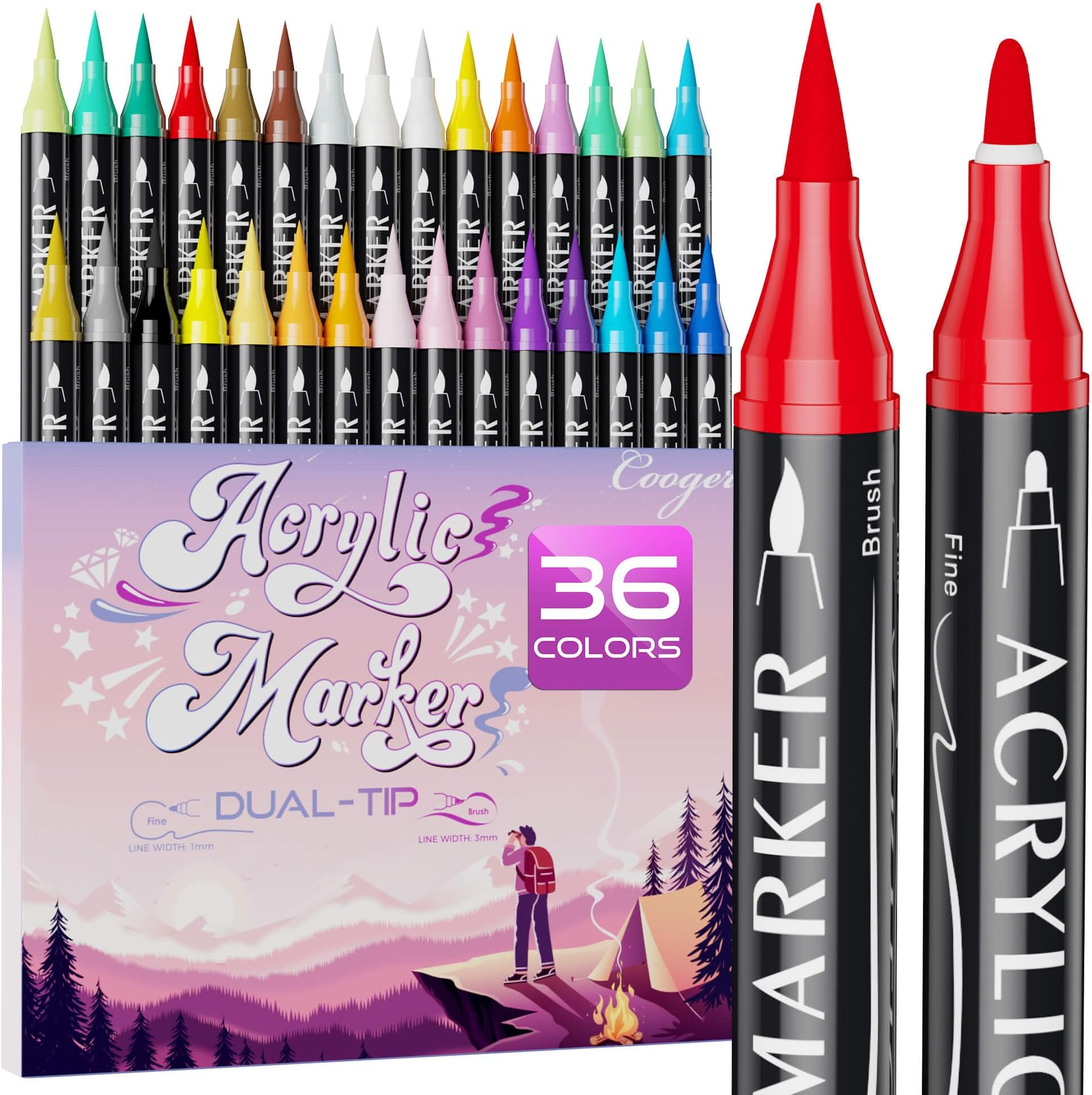 Pastel Markers For Adult Coloring Shuttle Art 28 Colors