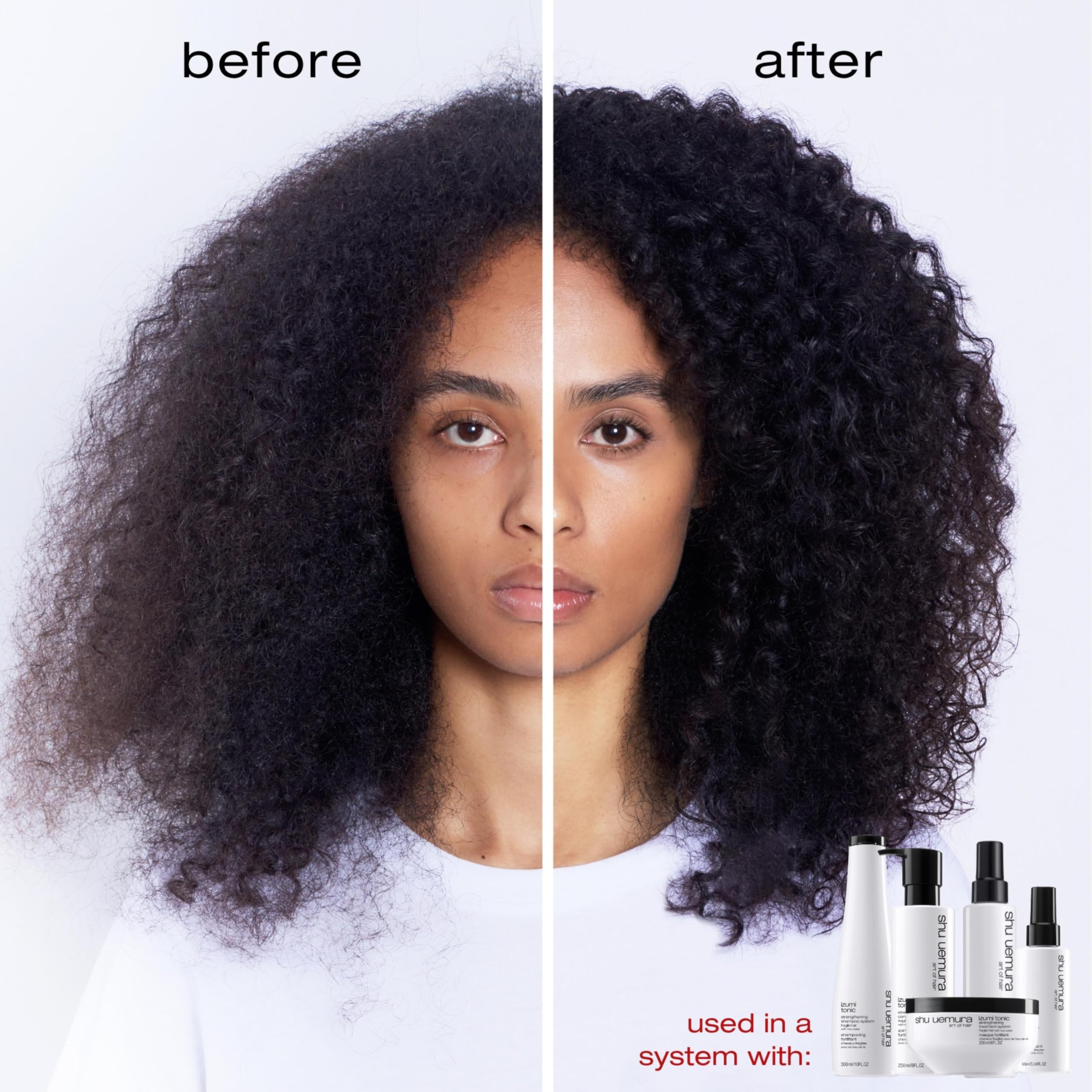 Shu Uemura art of hair Izumi Tonic Strengthening & Thickening Rice Water Conditioner - Hydrates and Repairs Damaged Hair, Smooths and Adds Shine, With Japanese Rice Water, 8 Fl Oz