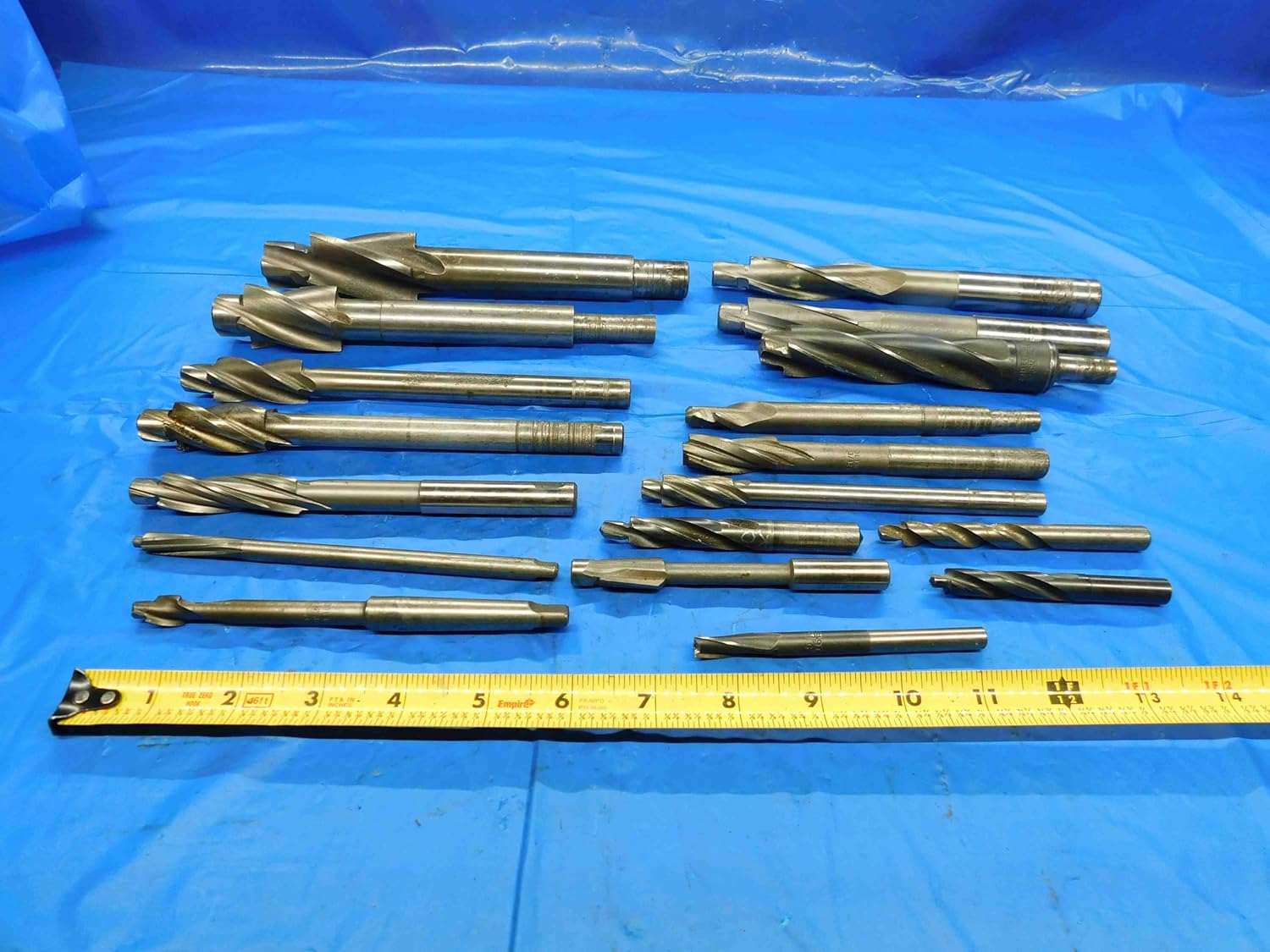 M & J Tooling LLC 18 PCS HSS Non-Removable Pilot COUNTERBORES Sizes UP to 1 3/8 Straight Shank - BT2952BY2