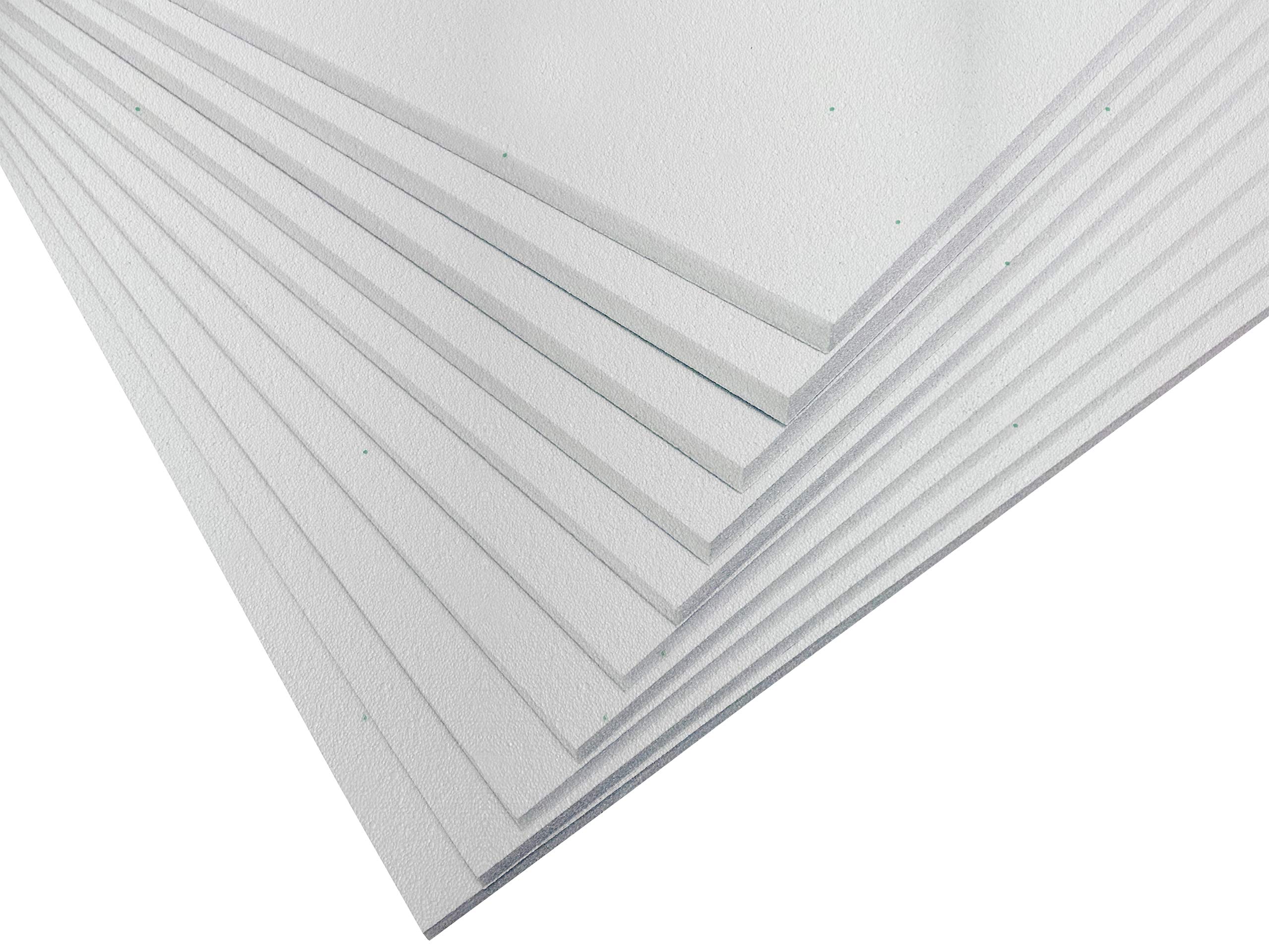 Styroporplatten 10mm (10 Stück) – 117 x 56 cm WLG 035 | EPS Dämmplatten für eine effiziente Wärmedämmung für Neubau & Sanierung
