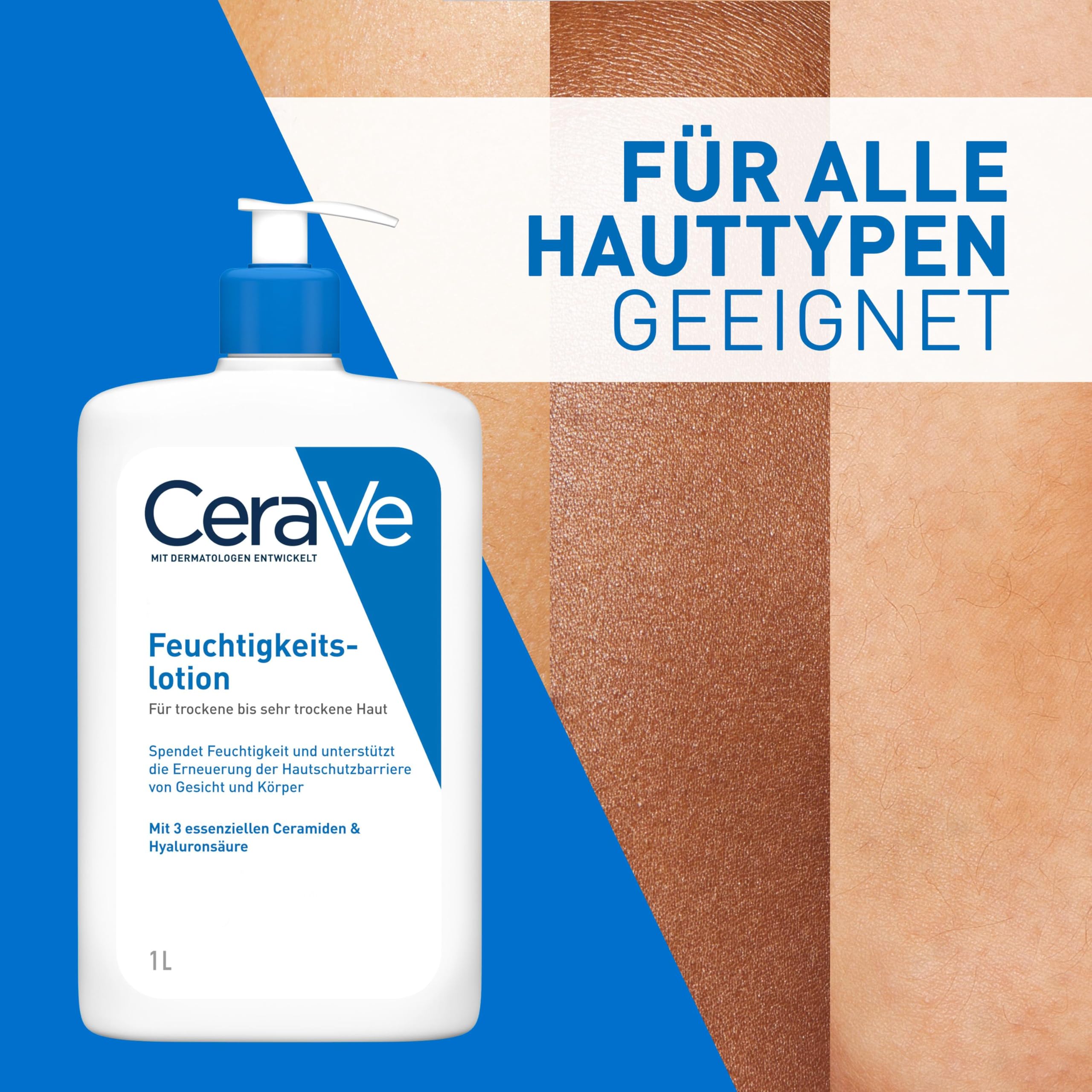 CeraVe Feuchtigkeitslotion für trockene bis sehr trockene Haut