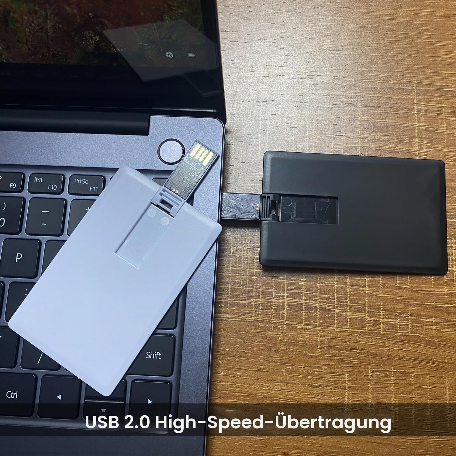 10 Stück USB-Flash-Laufwerk,weiß 16GB Kredit-Bankkartenform Flash-Laufwerk Memory Stick U-Disk-Daumen-Geschenk USB Stick Flach