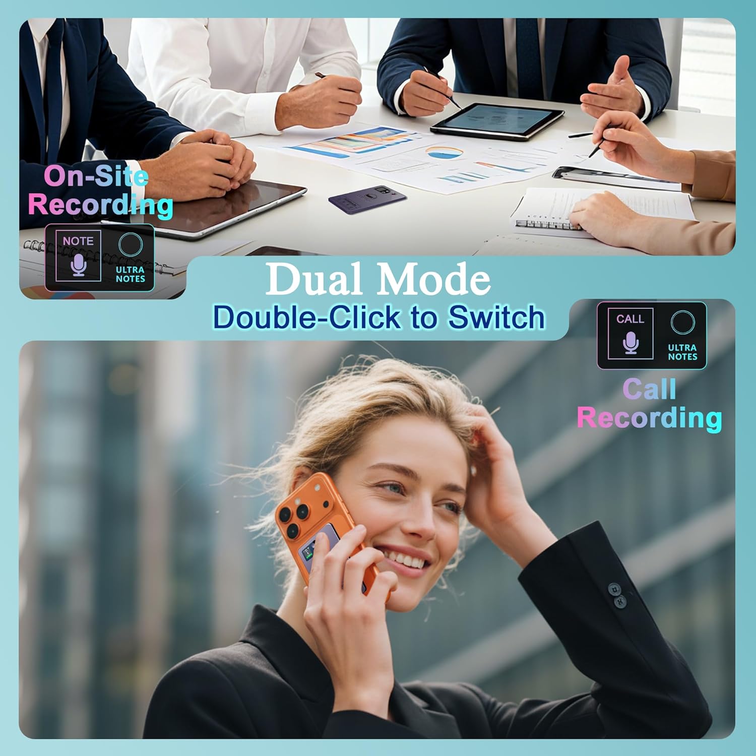 AI Voice Recorder, Transcribe & Summarize with Deep AI Analysis, Support 152 Languages, App Control, AI Noise Cancellation, Upgraded Built-in MagSafe, 64GB Audio Recorder for Meetings, Lectures, Call