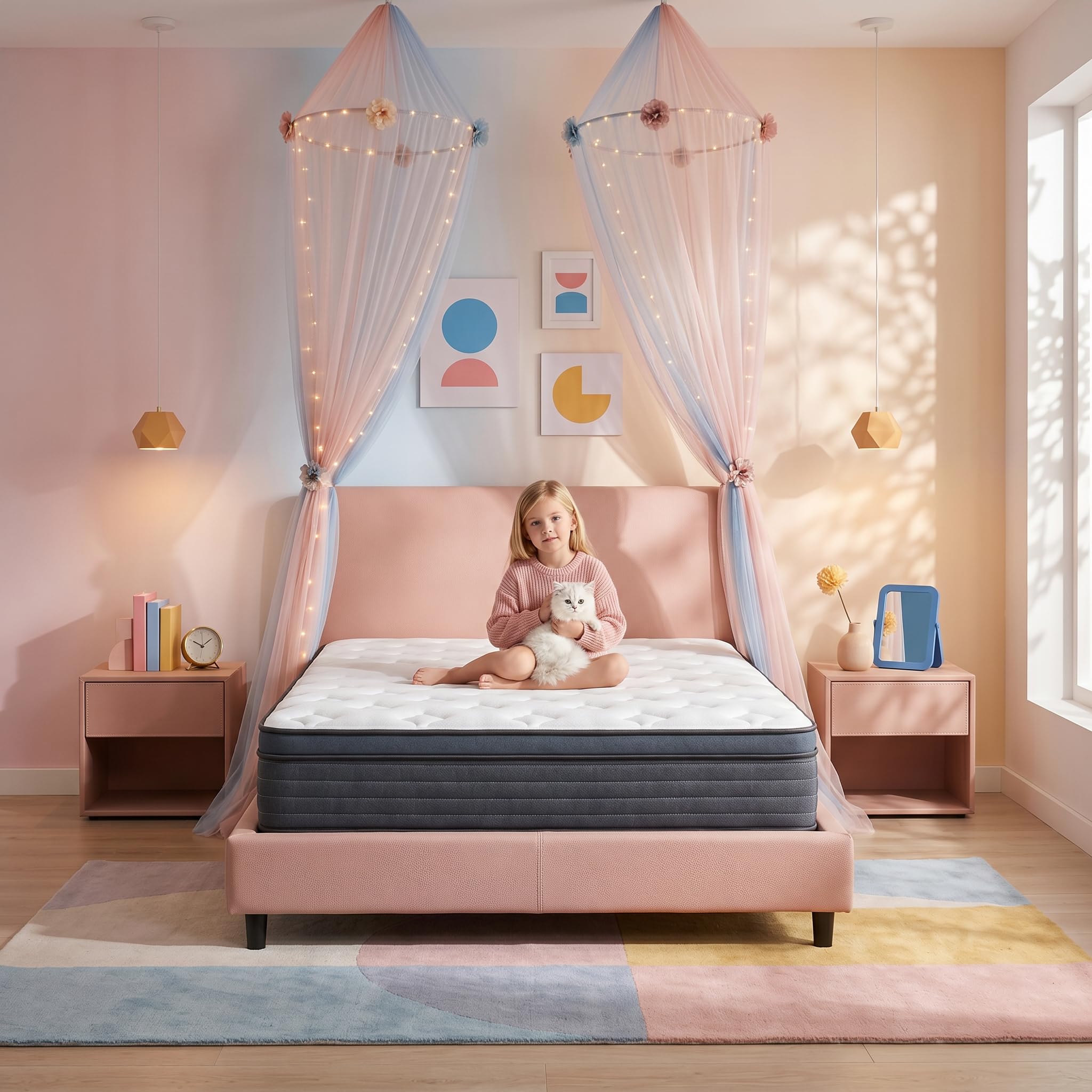 UNZIPE 12 Inch Twin Hybrid Mattress