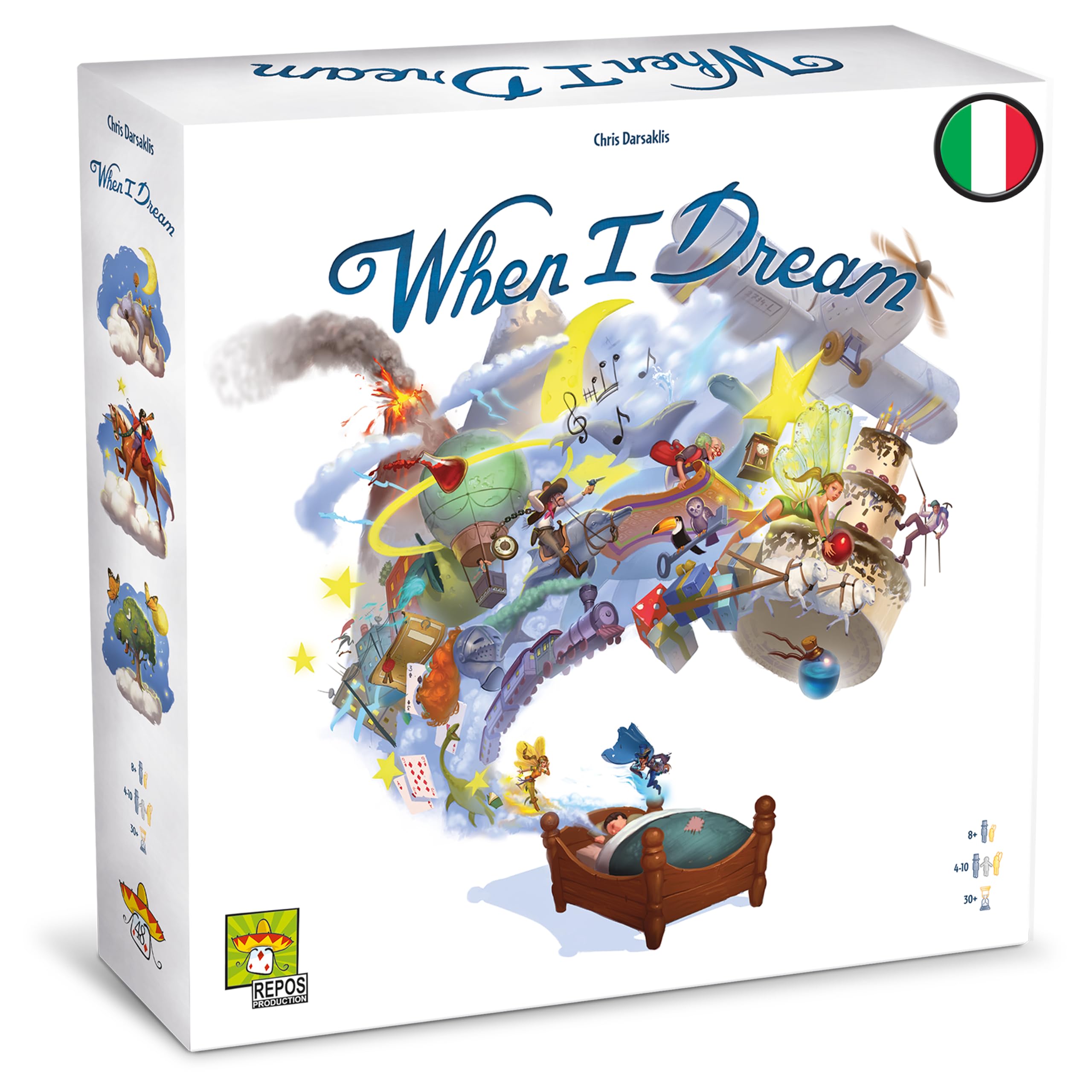 Asmodee - When I Dream, Jeu de Table, 4-10 Joueurs, 8+ Ans, édition en Italien