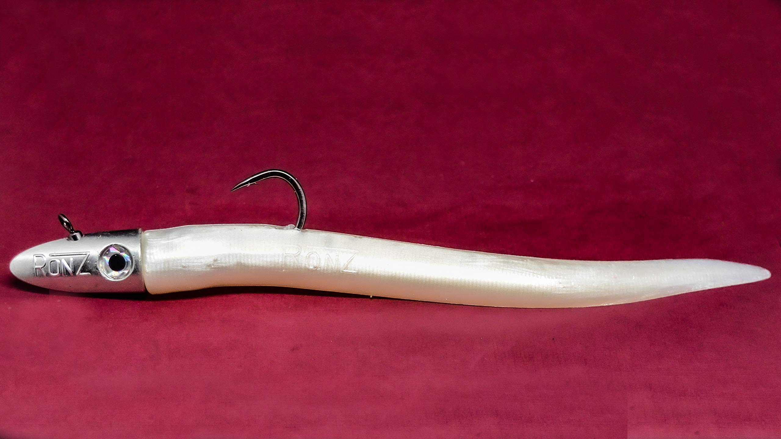 RONZLures Big Game Series HD (Heavy Duty) 10" White Pearl