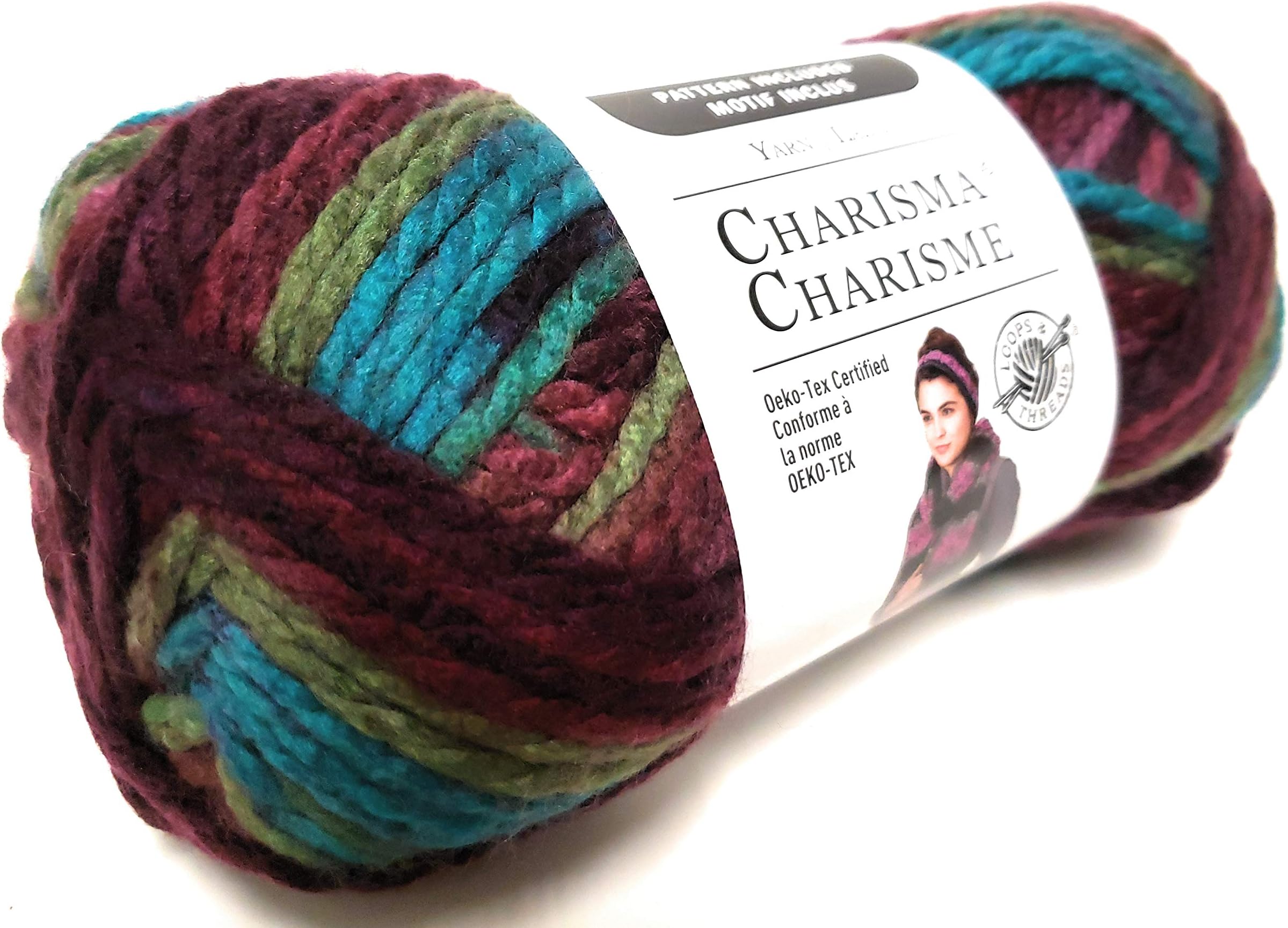 Loops & Threads Charisma Yarn - Mulberry Bush - 3.5 oz - One Ball