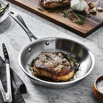ZWILLING Spirit 3-ply 8-inch Fry Pan, Stainless Steel