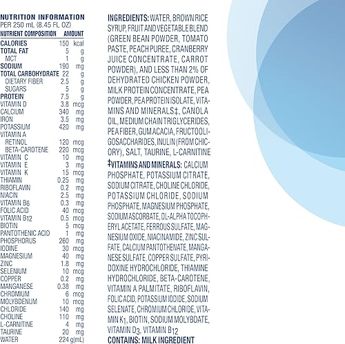 Miniatura 6 de Compleat Fórmula de alimentación pediátrica reducida en calorías sin sabor 845 onzas líquidas paquete de 24