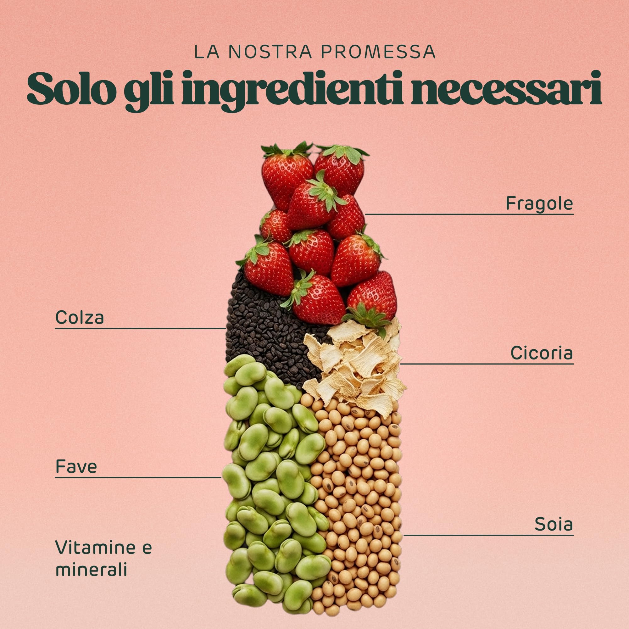 Saturo Pasto Sostitutivo Frullato Gusto Strawberry | 36 g di proteine & senza zucchero | 400 kcal | Vegano | Pasto Bevibile con Nutrienti Essenziali | Fragola | 6 x 400 ml